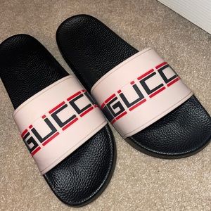 Gucci rubber pool slides